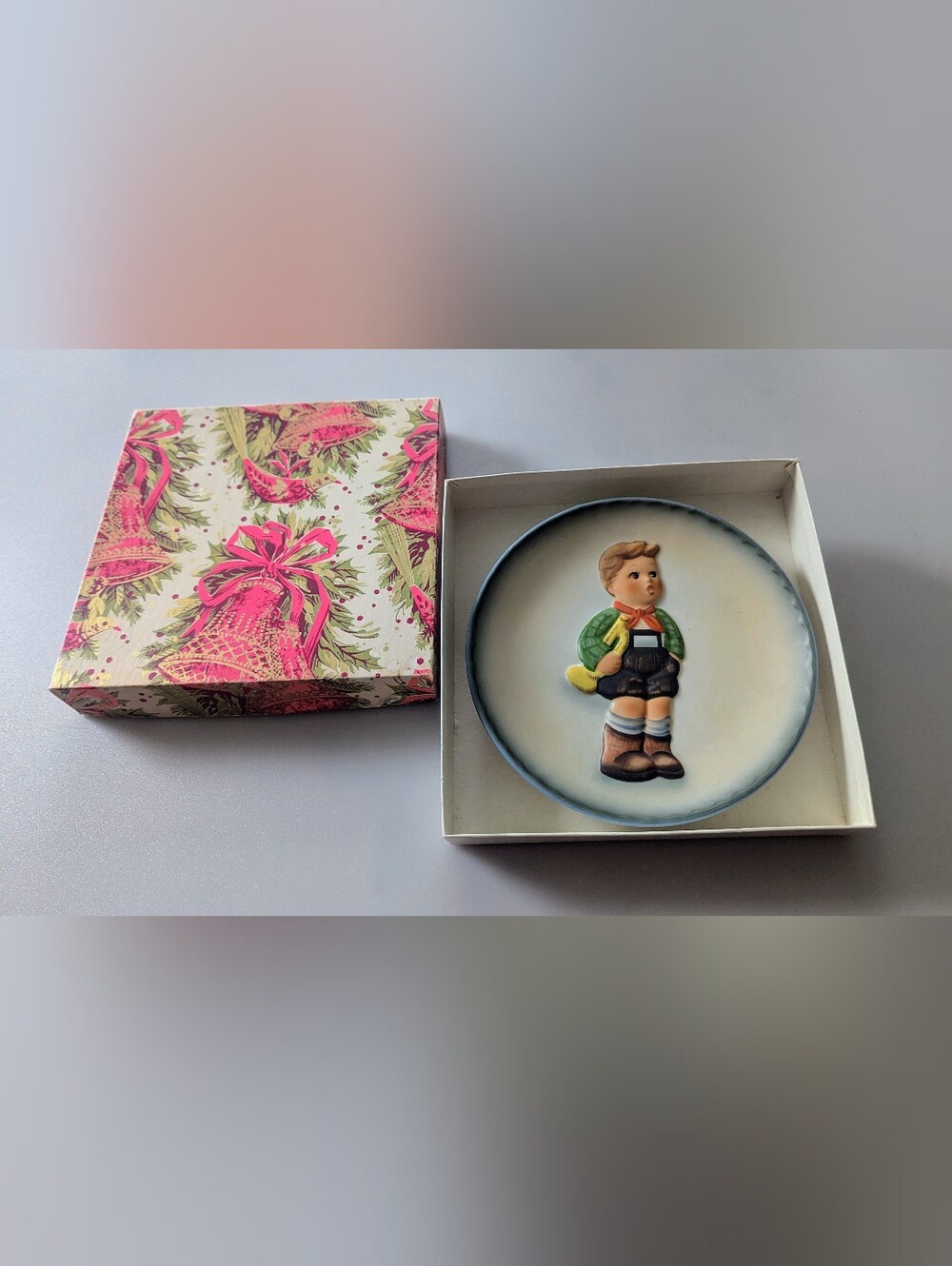Vintage Schmid Hummel Hark the Herald 1984 1st in Series Collector's Plate